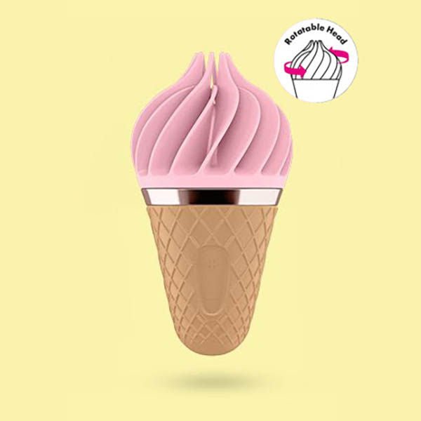 Satisfyer - sweet treat spinnator - clitoral vibrator - Product side view  | Flirtybay.com.au